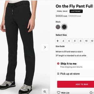 On The Fly Pant